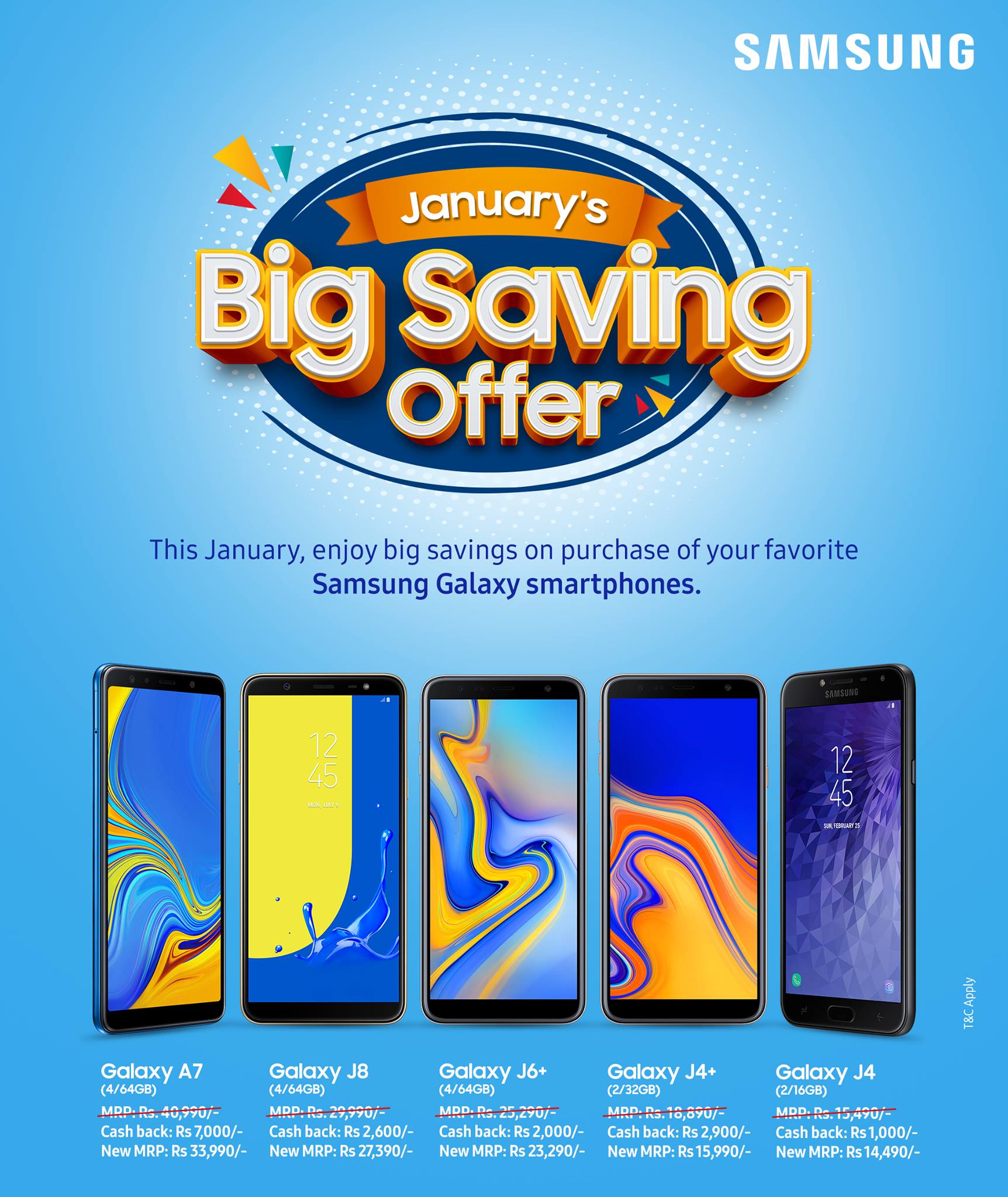 Samsung January Big Saving Offer