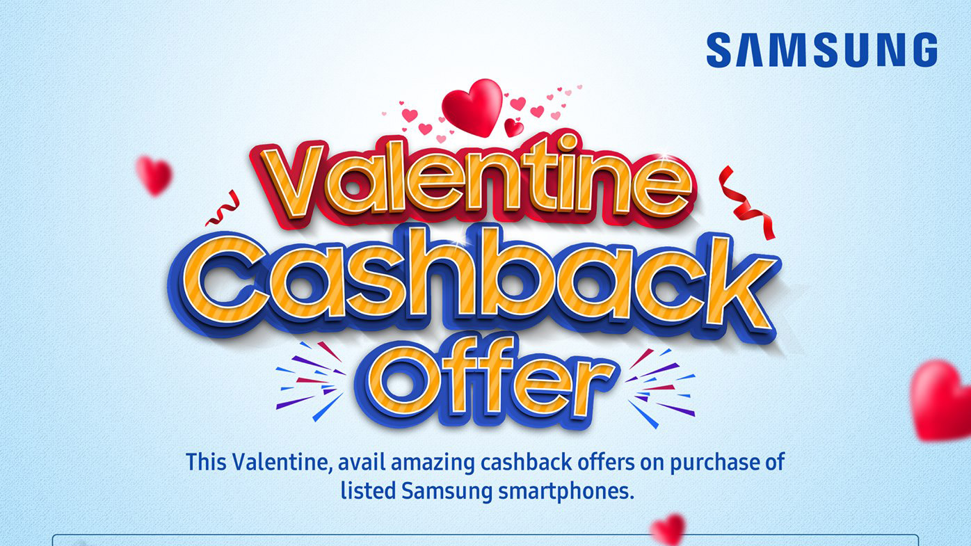 Samsung Valentine Cashback Offer